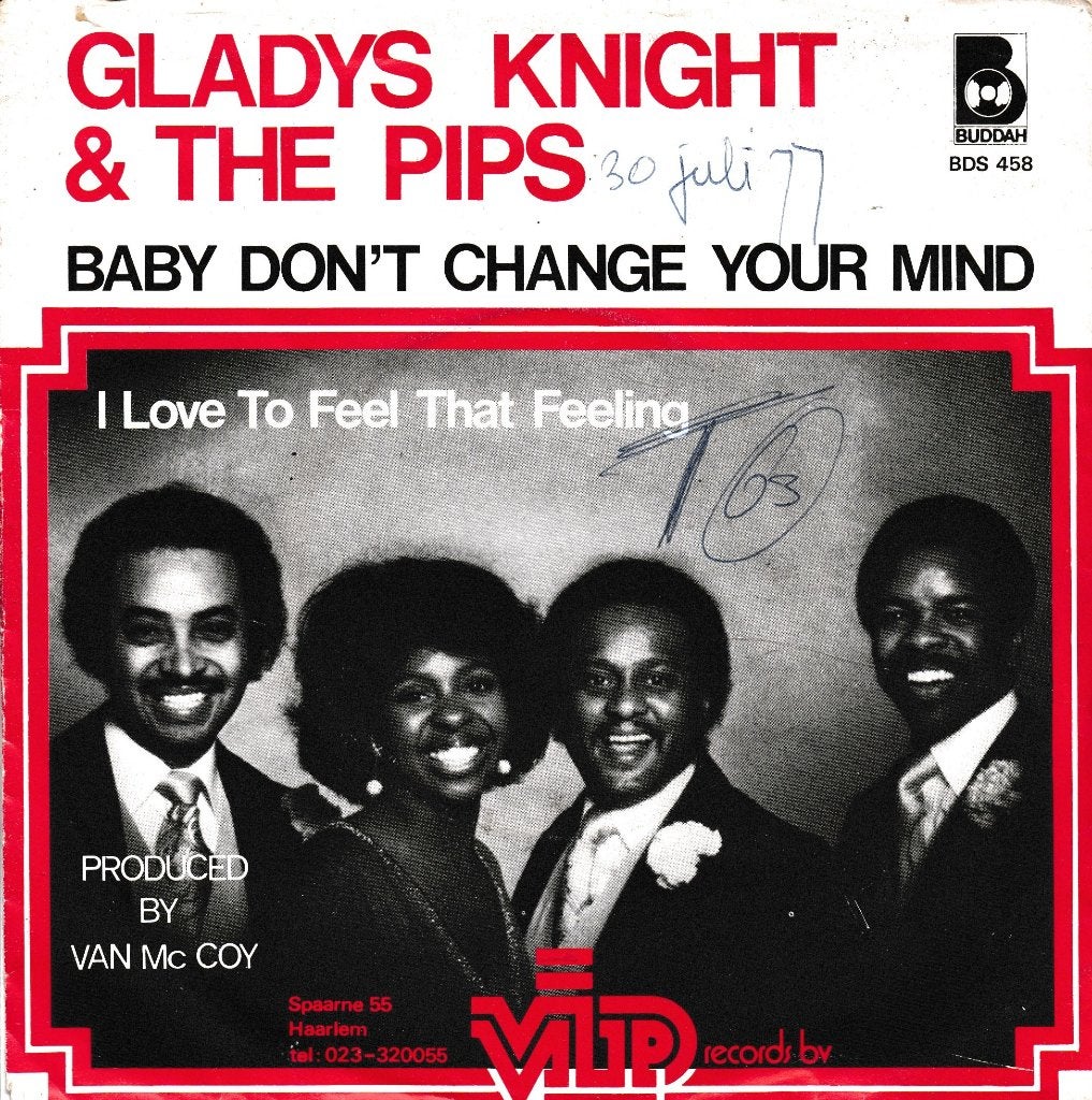 Gladys Knight & the Pips - Baby don't change your mind *, Cd's en Dvd's, Vinyl Singles, Ophalen of Verzenden, Gebruikt, 7 inch