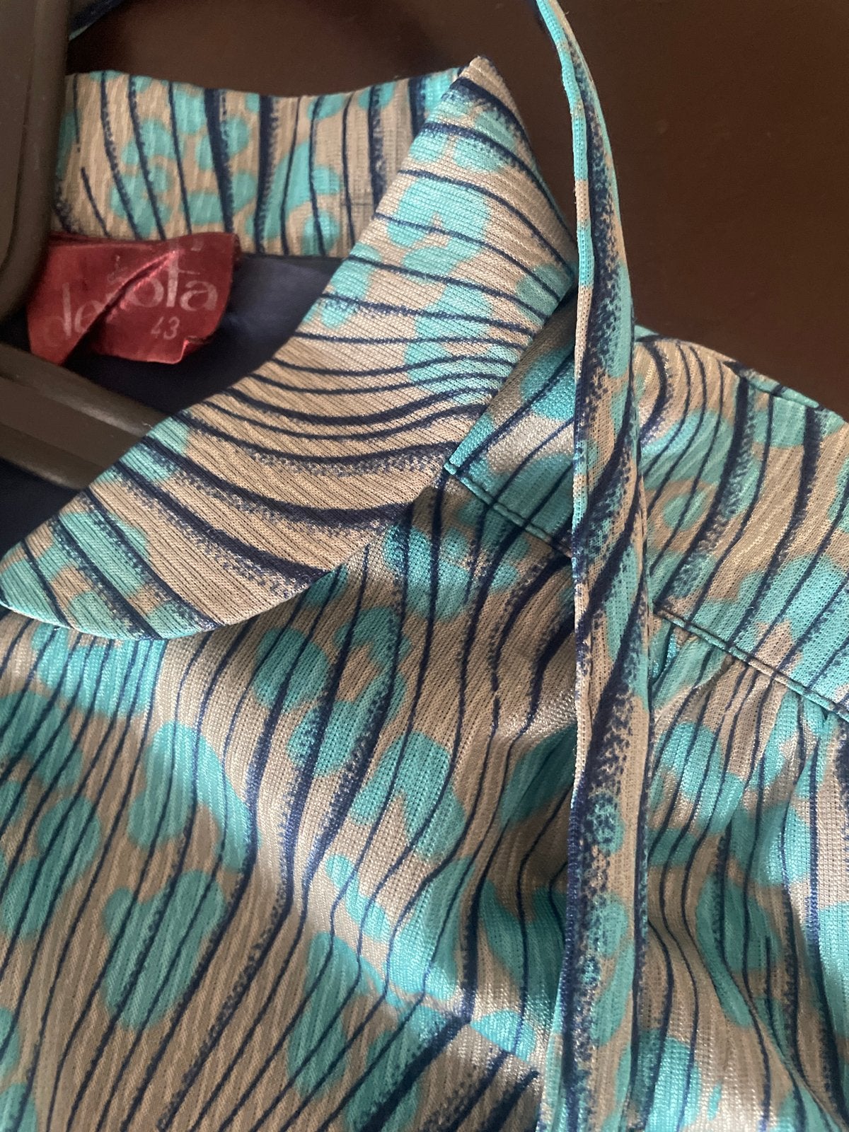 Vintage retro jurk King Louie style - Zo goed als nieuw!, Ophalen of Verzenden, Zo goed als nieuw, Blauw