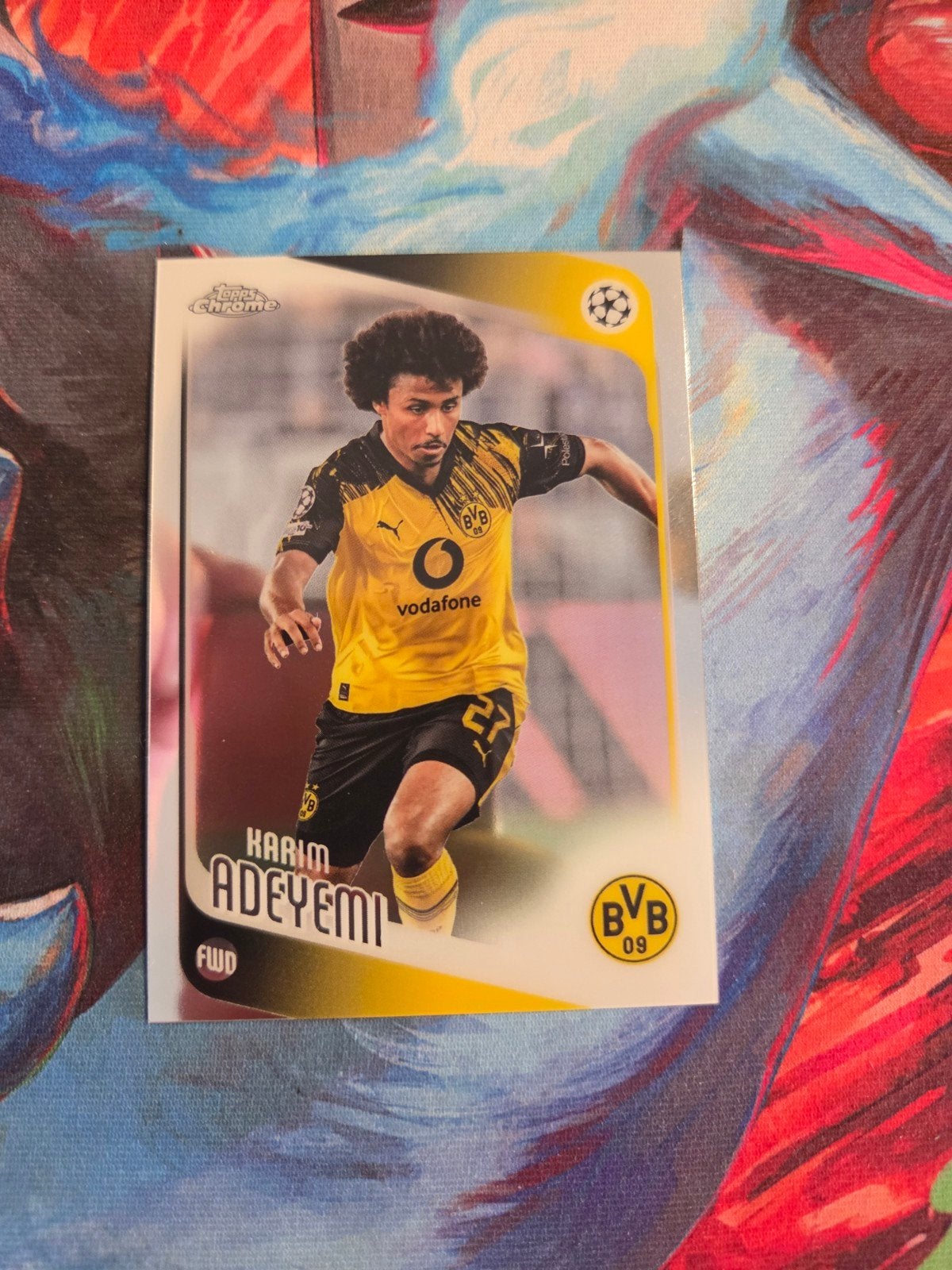 Karim Adeyemi Topps Chrome Champions League Spelerskaart, Ophalen of Verzenden