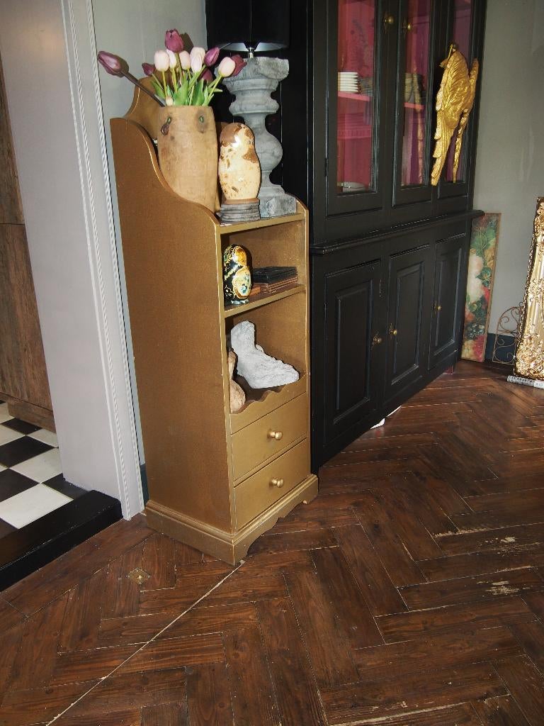 Brocante Ladekastje, Huis en Inrichting, Kasten | Ladekasten, Ophalen, Minder dan 50 cm, Gebruikt, 1 of 2 laden