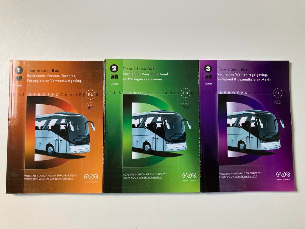 Theorieboeken Rijbewijs D / Busrijbewijs + Code 95 Compleet, Boeken, Ophalen of Verzenden, Beta, Gelezen, Overige niveaus
