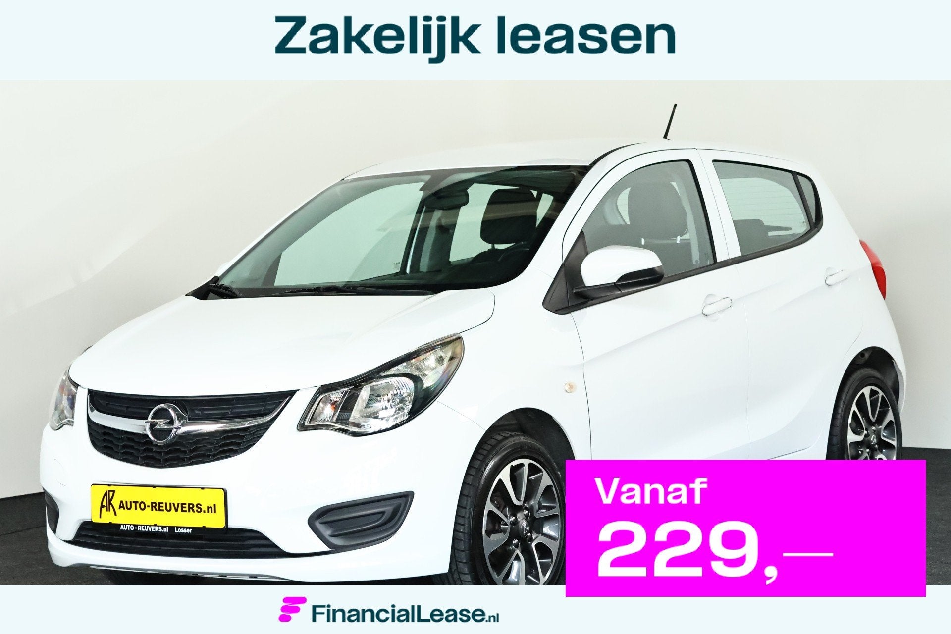 Opel KARL 1.0 ecoFLEX Edition Cruisecontrol / PDC / Stoel&St, Voorwielaandrijving, Stof, Gebruikt, Wit