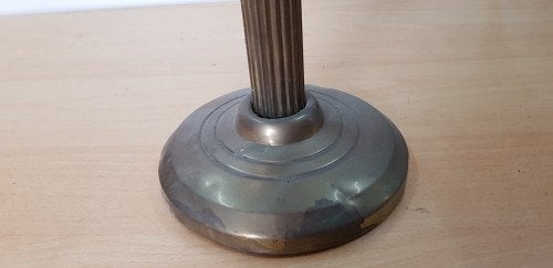 olielamp antiek van messing, Ophalen of Verzenden, 'T Olde Gre-j, Info@toldegrej.nl, Endepoelstraat 20f Didam
