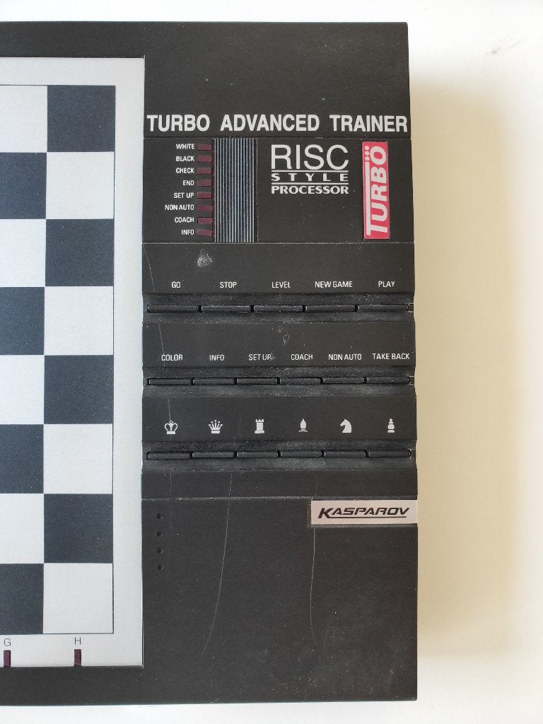 Kasparov TURBO ADVANCED TRAINER schaakbord, Ophalen of Verzenden, Gebruikt