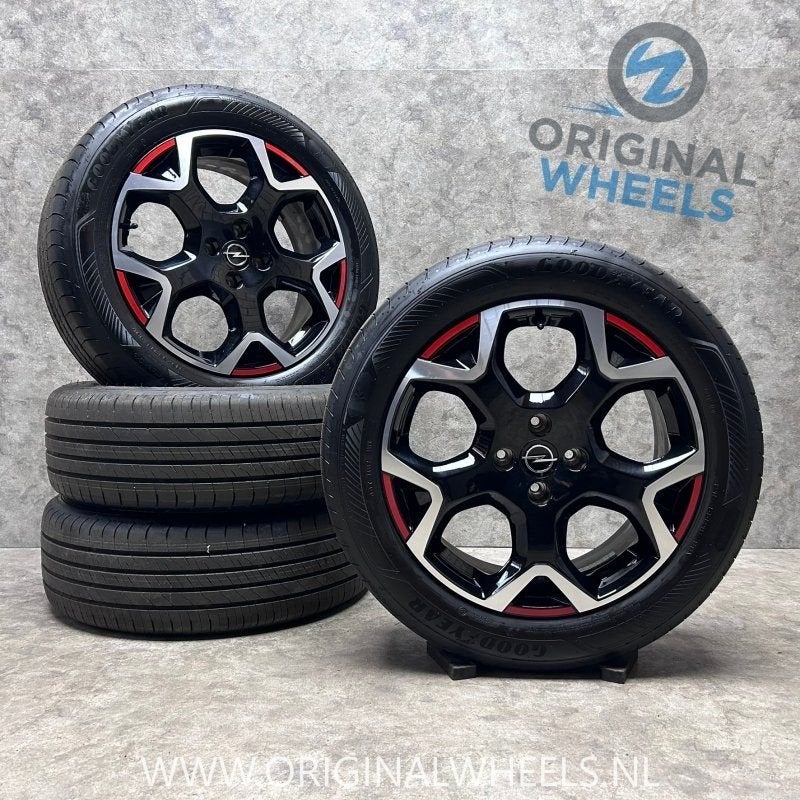 18 inch originele velgen + zomerbanden Opel Mokka, Auto-onderdelen, Banden en Velgen, 18 inch, -, -, Banden en Velgen
