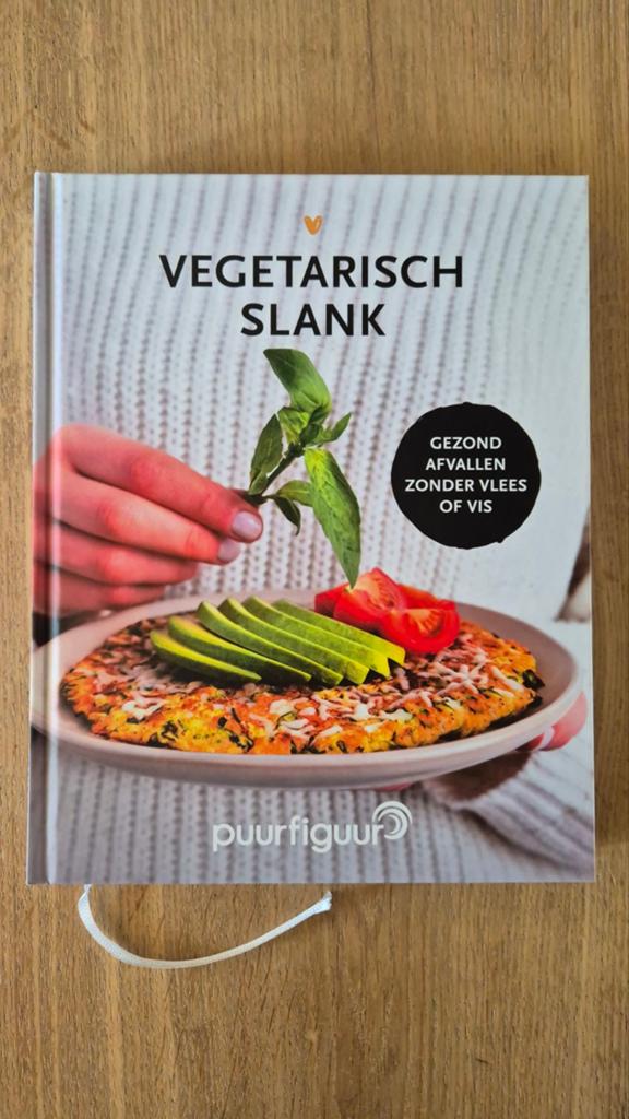 Vegetarisch Slank: Gezond Afvallen Zonder Vlees of Vis, Boeken, Hoofdgerechten, Gezond koken, Ophalen of Verzenden, Zo goed als nieuw