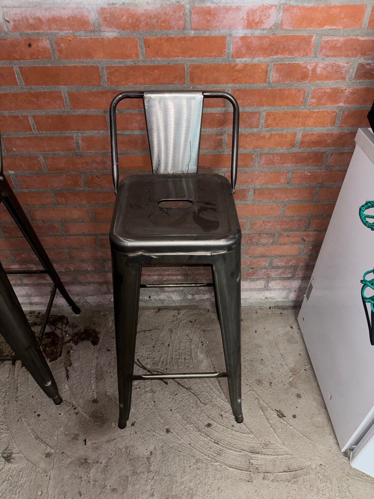Set van 2 barkrukken/krukken - Zo goed als nieuw, Met voetsteun, 60 tot 90 cm, Ophalen of Verzenden, Zo goed als nieuw
