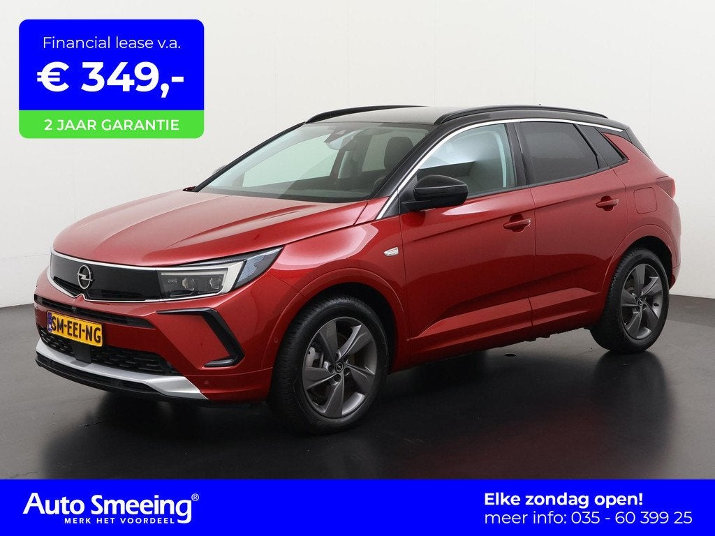 Opel Grandland 1.6 Turbo Plug-In Hybrid Elegance | Leder | Z, Auto's, Opel, 12 maanden, Euro 6, 4 cilinders, Hybride Elektrisch/Benzine