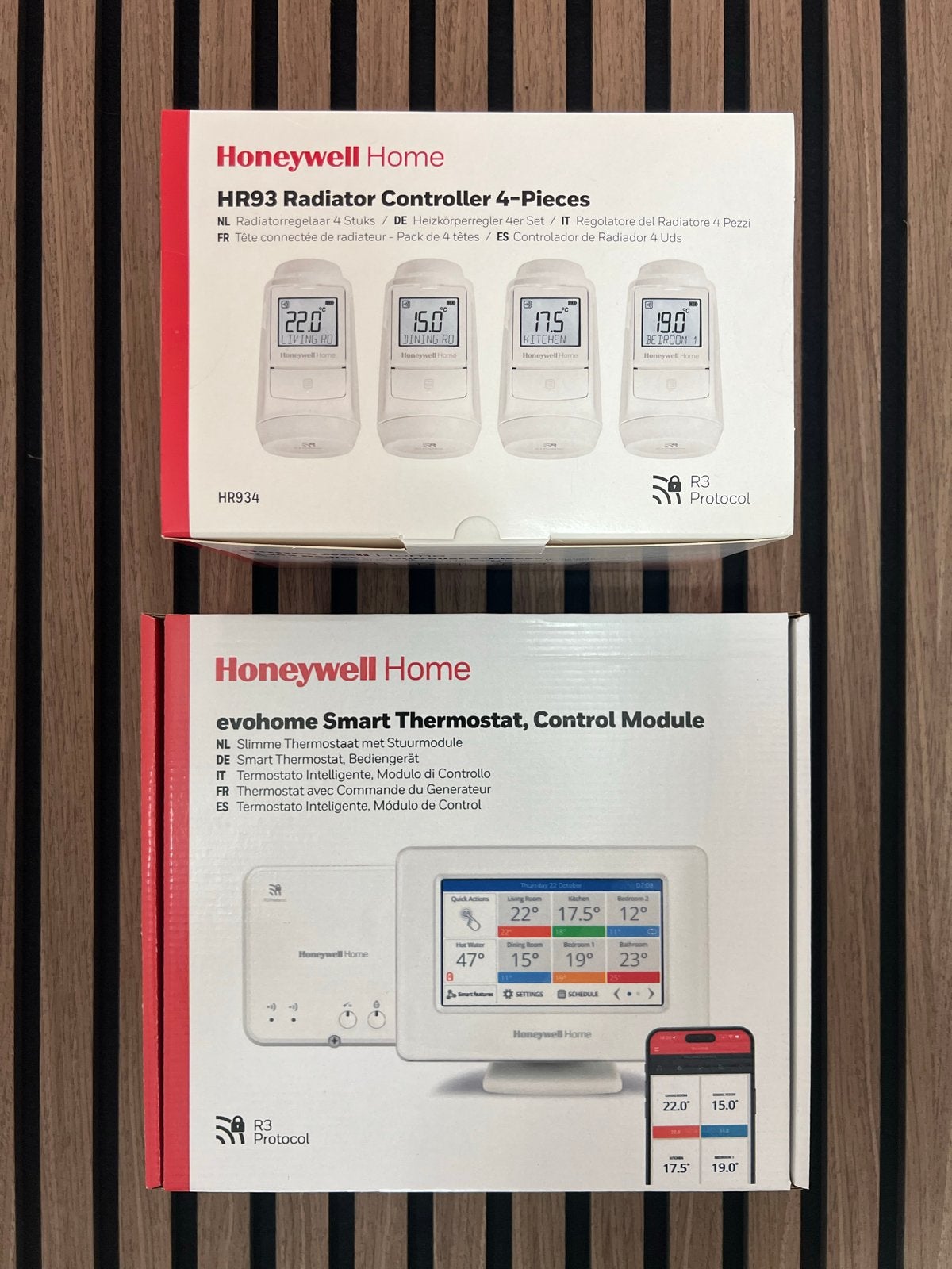 Honeywell Home evohome Smart Thermostaat & Radiatorregelaars, Ophalen of Verzenden, Slimme thermostaat, Nieuw