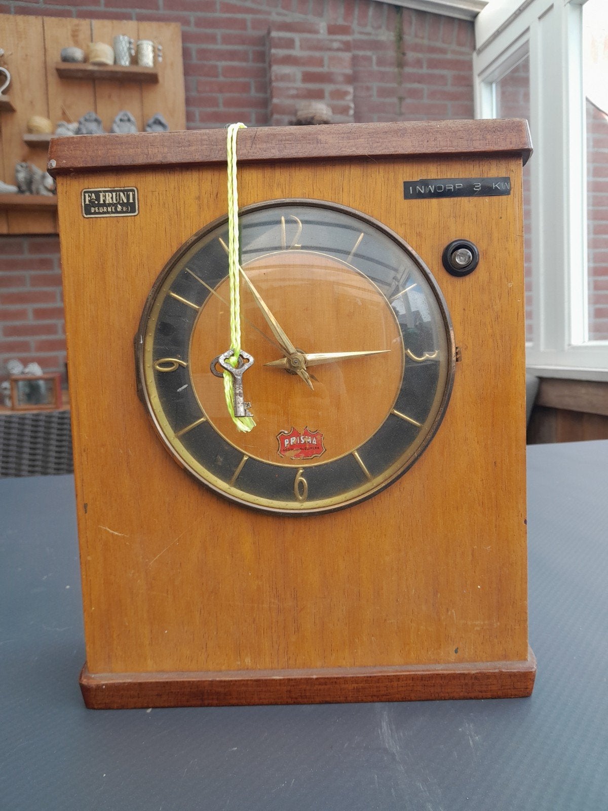 oude biljartklok  met of zonder iv...ren ballen ., Ophalen, Gebruikt, Overige typen