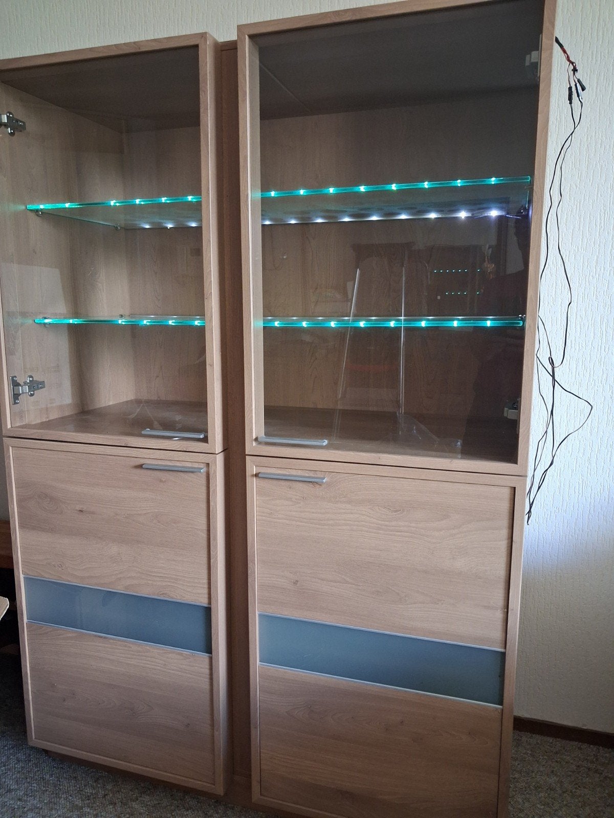 Moderne vitrinekast, Ophalen, 100 tot 150 cm, Modern, 150 tot 200 cm