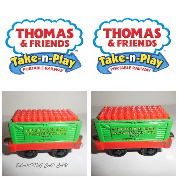 Thomas de Trein Take n Play, Blasting Cap Car, Ophalen of Verzenden, Gebruikt