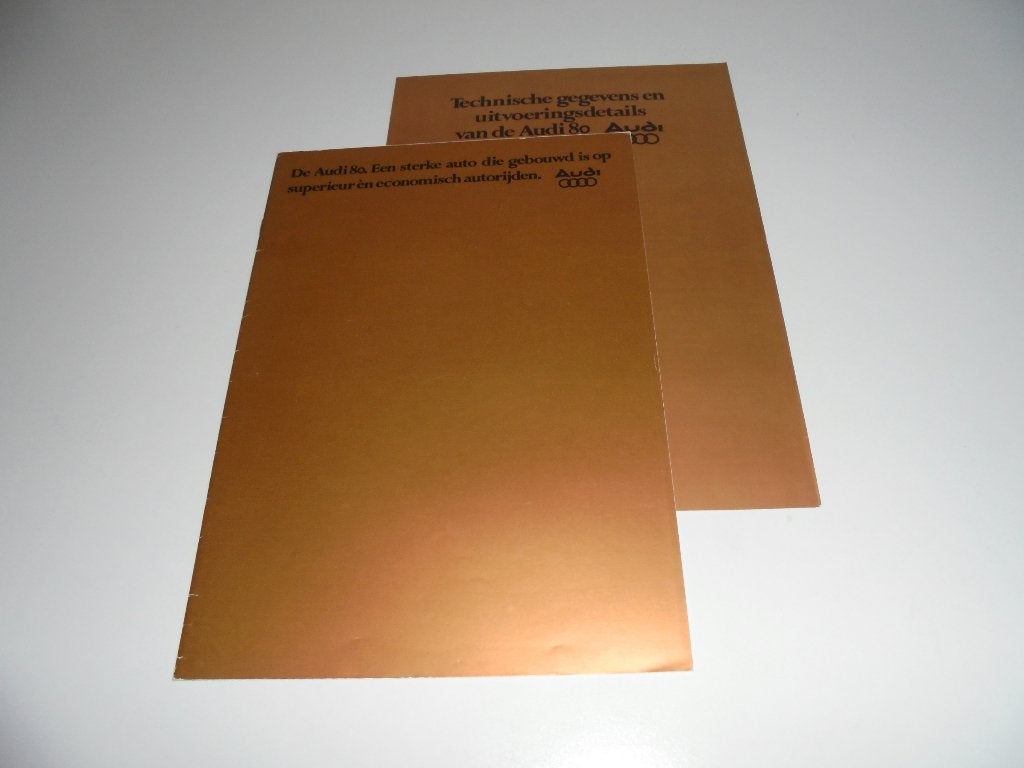 brochure Audi 80  1978, Boeken, Ophalen of Verzenden, Zo goed als nieuw, Overige merken