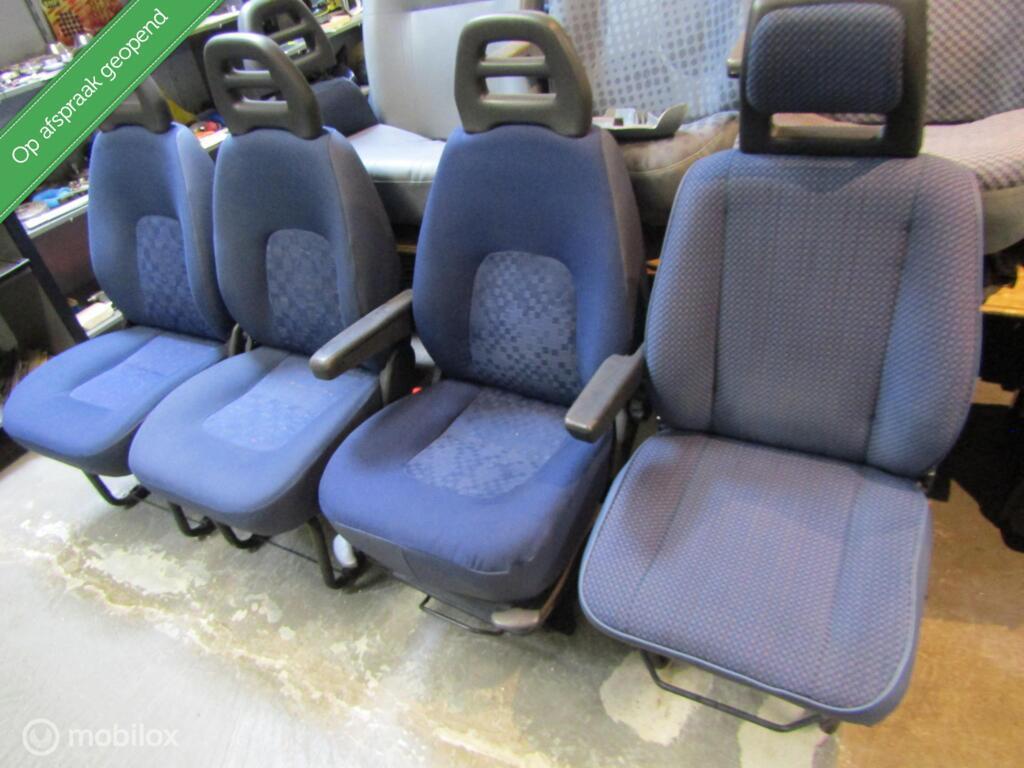 10x Stoel stoelen L & R ducato boxer jumper 1994 t/m 2006, Auto-onderdelen, Interieur en Bekleding, Gebruikt, Fiat, Ophalen of Verzenden