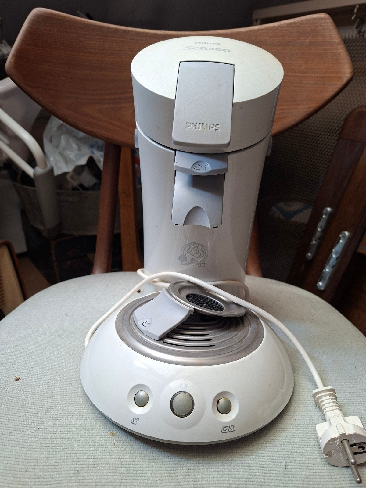 Philips Senseo Koffiezetapparaat - Wit, Witgoed en Apparatuur, Koffiezetapparaten, Ophalen, Koffiepads en cups, Gebruikt, Koffiemachine