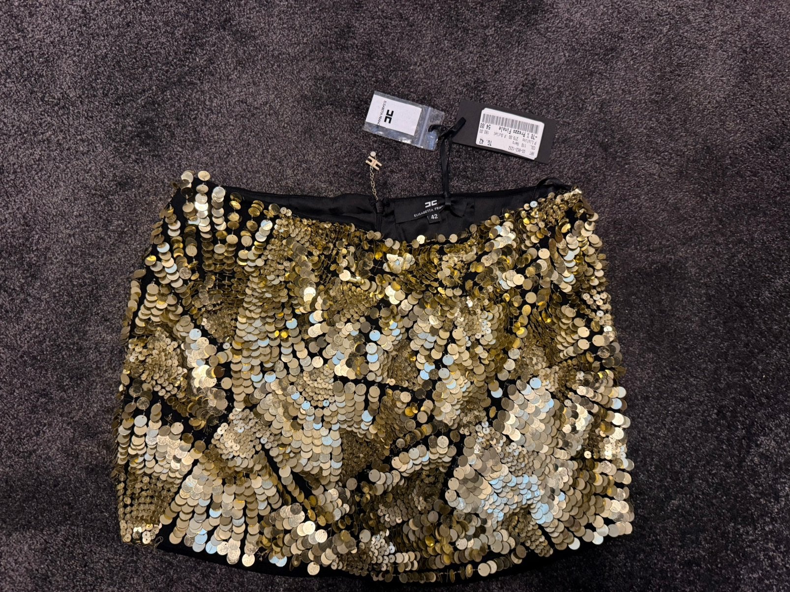 Elisabetta franchi rok, Kleding | Dames, Zwart, Nieuw, Ophalen of Verzenden, Maat 36 (S)
