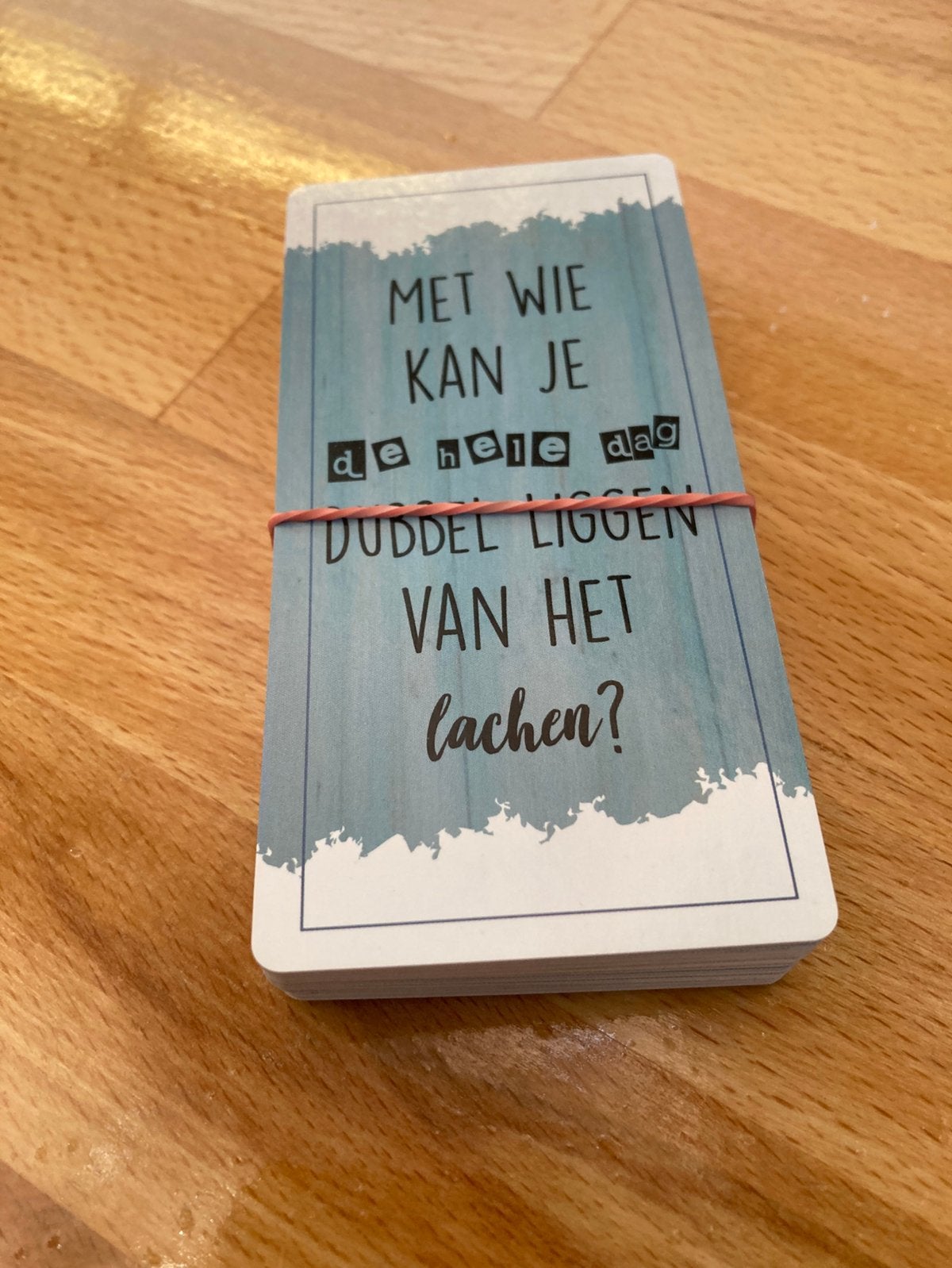 set gesprekskaarten (50 stuks), Ophalen, Zo goed als nieuw