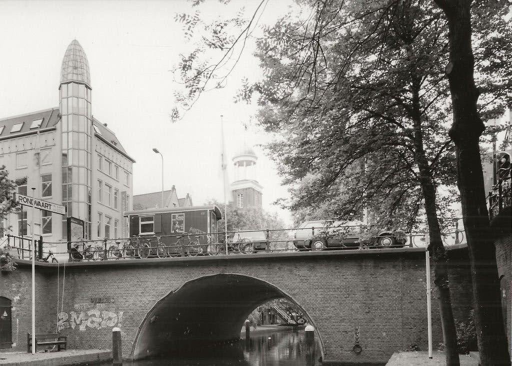 Utrecht Vertrekplaats Rondvaartboten Foto, Ophalen of Verzenden, 1940 tot 1960, Ongelopen, Utrecht