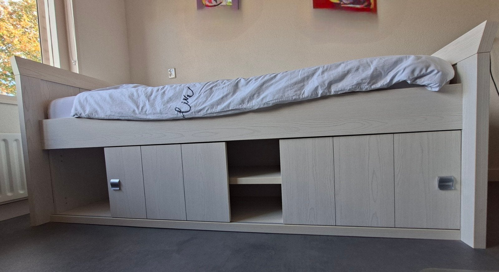 Kajuitbed Cordoba 90x200 met lattenbodem, Ophalen, Gebruikt, 90 cm, Eenpersoons