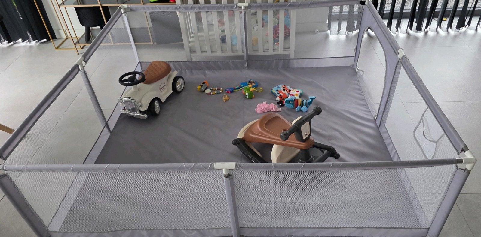 Tulano Cozy 28 Baby/kind Grondbox - Kinderbox 180x200 cm, Kinderen en Baby's, Boxen, Ophalen of Verzenden, Zo goed als nieuw, Rechthoekig