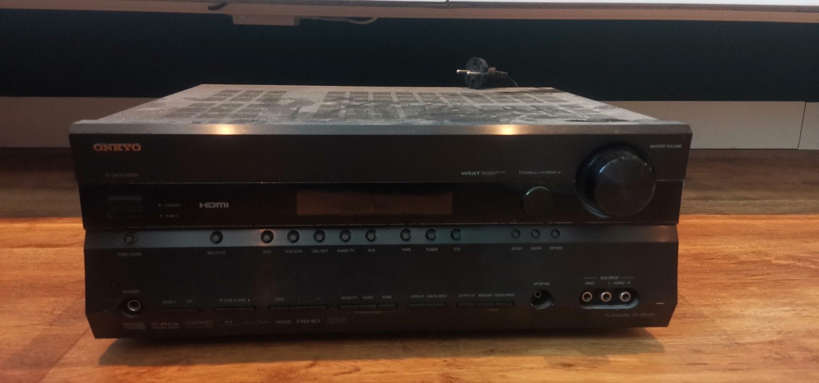 Onkyo TX-SR606 AV Receiver - LET op, hdmi problemem, Gebruikt, Ophalen of Verzenden, 120 watt of meer, Onkyo
