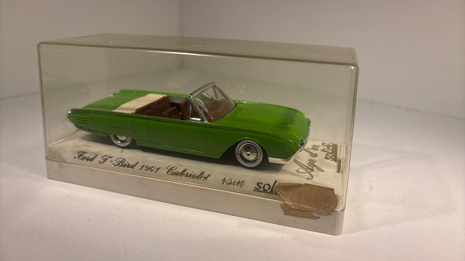 Ford thunderbrid cabriolet 1961 solido 1.43, Auto, Solido, Ophalen of Verzenden, A