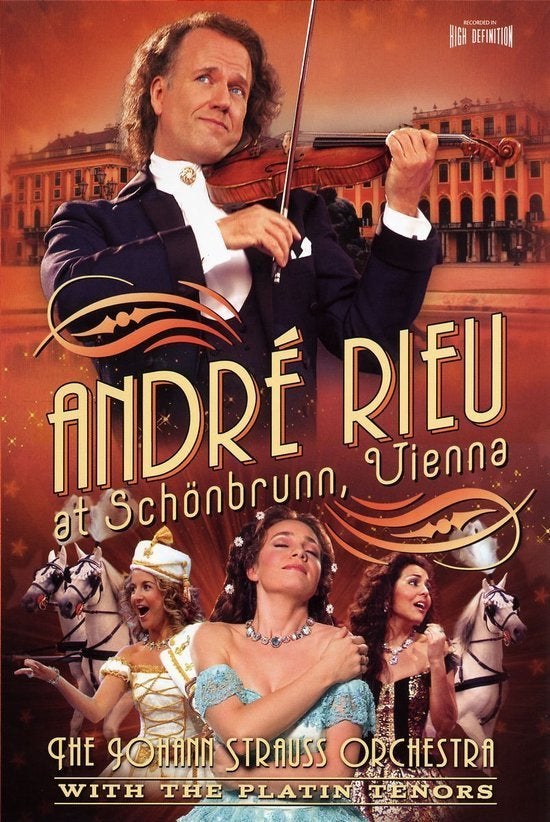 André Rieu - André Rieu At Schönbrunn, Vienna (DVD), Alle leeftijden, Ophalen of Verzenden, Zo goed als nieuw, Concert