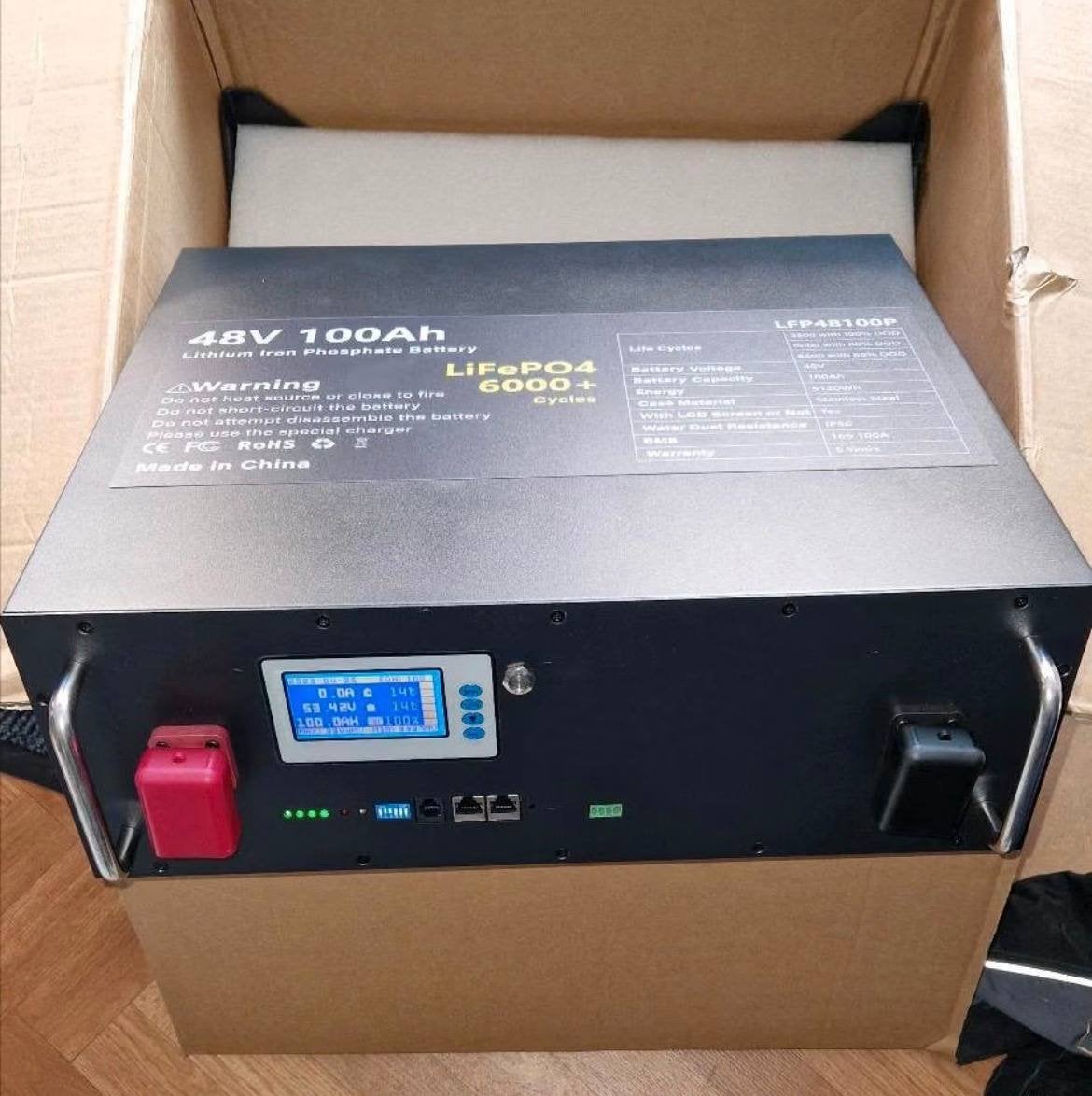 LiFePO4 48V 100Ah, Nieuw, Universele onderdelen