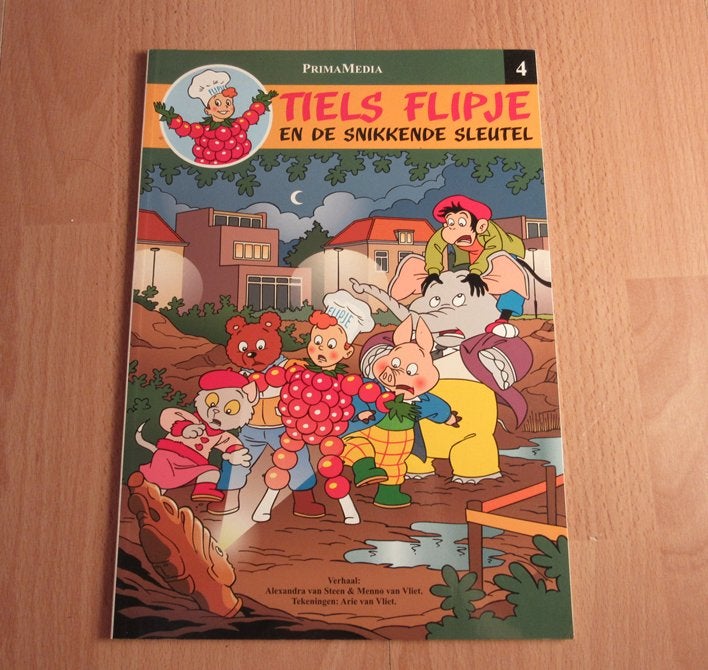 Tiels Flipje en de snikkende sleutel deel 4, Eén stripboek, Verzenden, Zo goed als nieuw