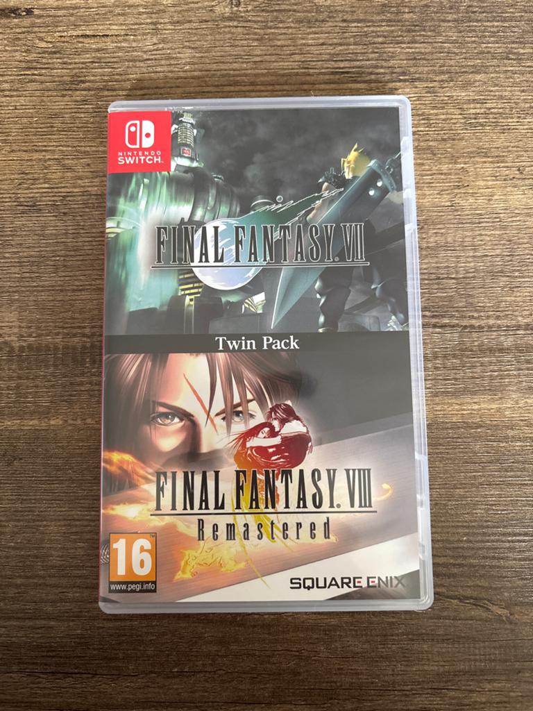 Final Fantasy VII & VIII Remastered Twin Pack Nintendo Switc, 1 speler, Ophalen of Verzenden, Zo goed als nieuw, Role Playing Game (Rpg)