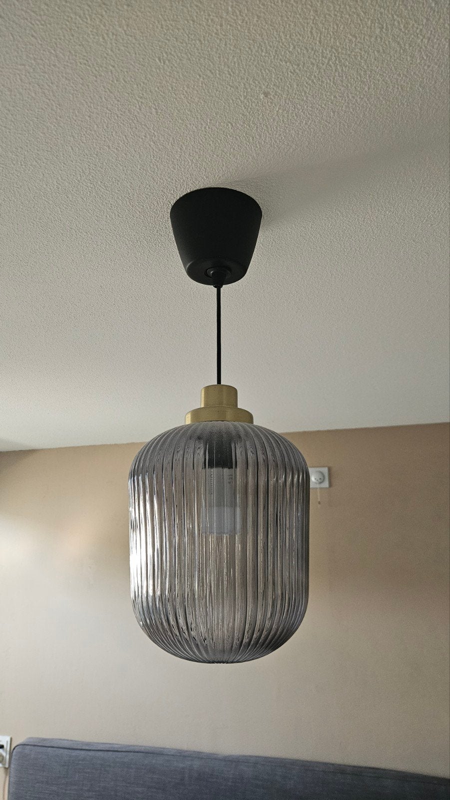 hanglamp ikea solklint, Ophalen, Zo goed als nieuw, Glas, Modern, Scandinavisch