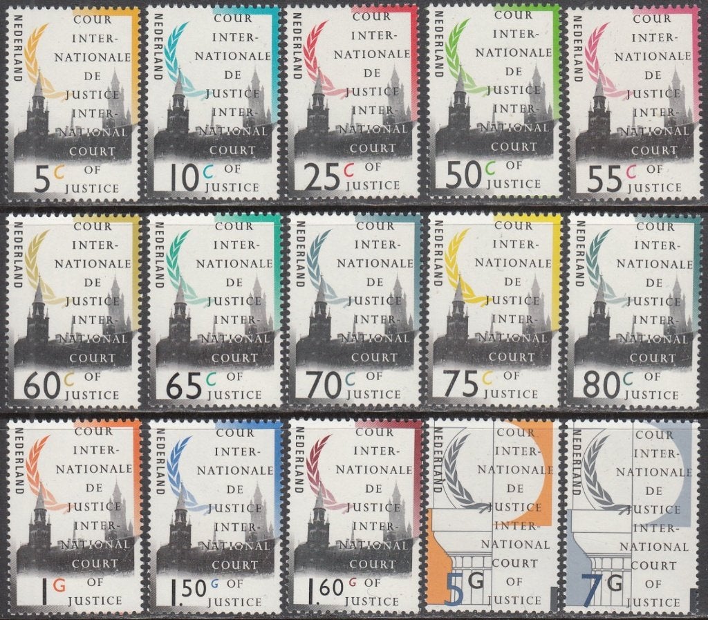 Nederland dienstzegels NVPH D44/D58 compleet postfris, Ophalen of Verzenden, Na 1940, Postfris