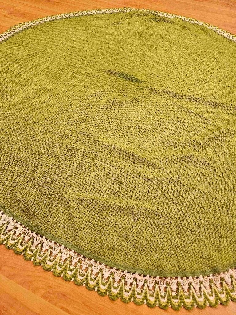 Groen rond tafelkleed 140/140, Djt@dejuistetoon.eu, Ophalen of Verzenden, Zo goed als nieuw, Mon Plaisir 19, Etten-Leur, Netherlands