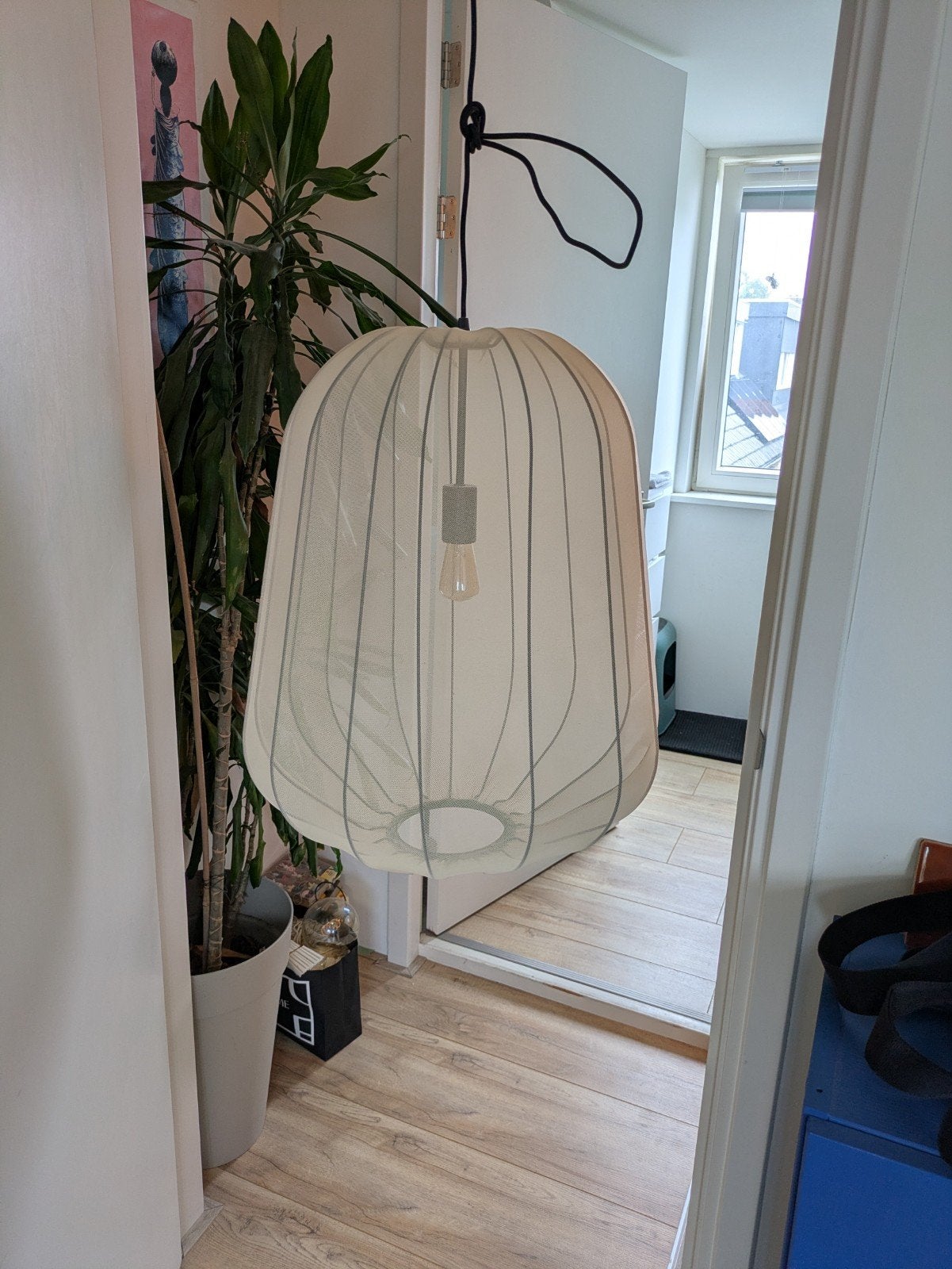 FonQ Hanglamp - Zo goed als nieuw, Huis en Inrichting, Ophalen, Metaal, E27 (groot), Zo goed als nieuw