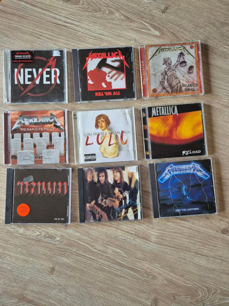 Cd's metal, Metallica/Nirvana/Korn/Johnny Cash, Ophalen, Zo goed als nieuw