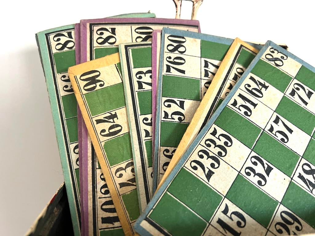 10 x OUDE BINGOKAARTEN, Ophalen of Verzenden
