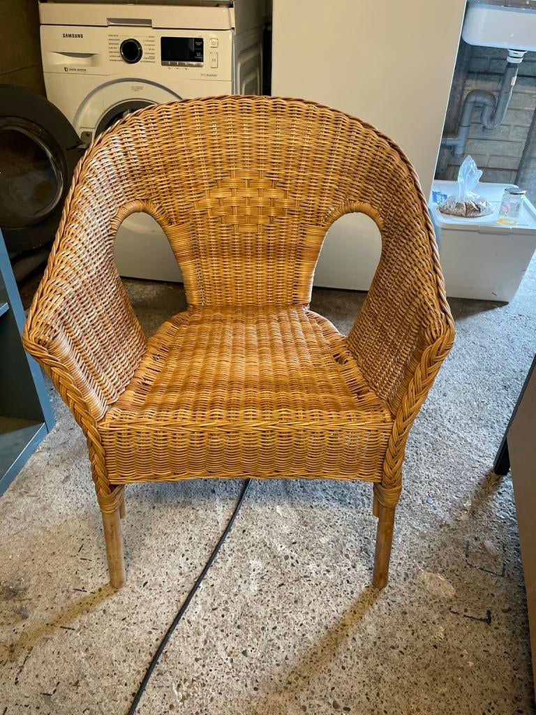Rotan stoel, Ophalen, Gebruikt, Overige kleuren, Riet of Rotan