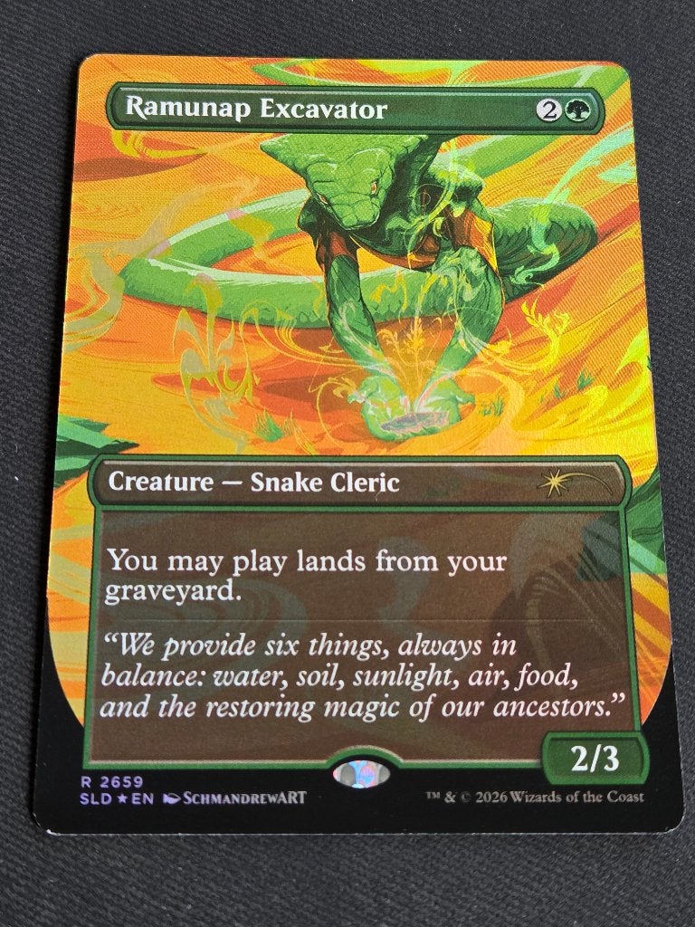 Ramunap Excavator (foil), Ophalen of Verzenden, Zo goed als nieuw, Foil