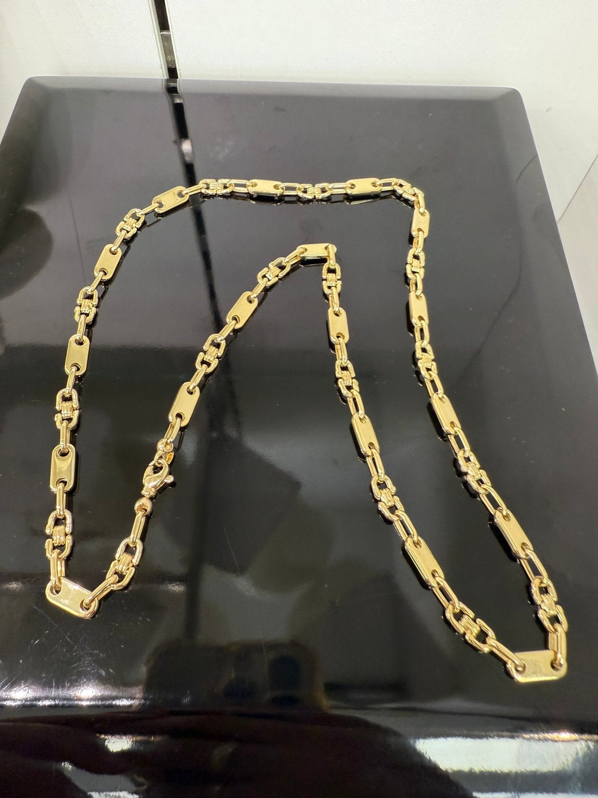 14k gouden kingsley ketting, Ophalen of Verzenden, Nieuw, Goud, Goud