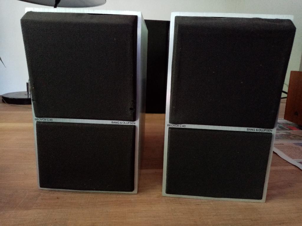 Bang en Olofsen C40 luidsprekerboxen, Ophalen, Gebruikt, Minder dan 60 watt, Overige merken