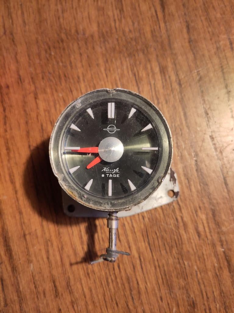 Vintage Kienzle 8 Tage Opel Auto Klokje, Ophalen of Verzenden