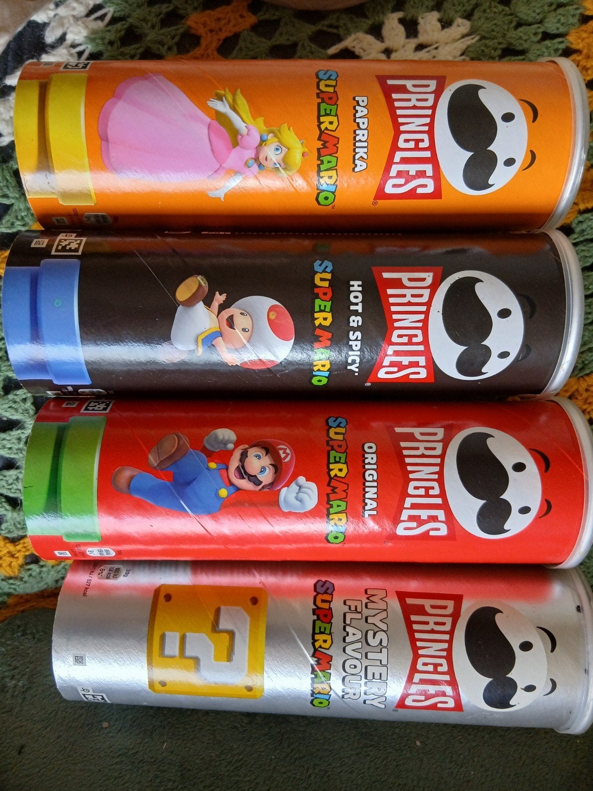 Pringles Super Mario bussen, Ophalen of Verzenden, Zo goed als nieuw