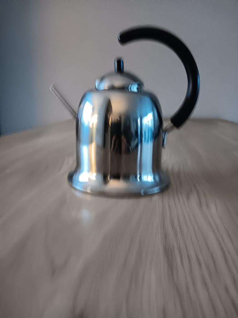 Keteltje chroom, Ophalen, Zo goed als nieuw, Minder dan 5 flessen, Metaal