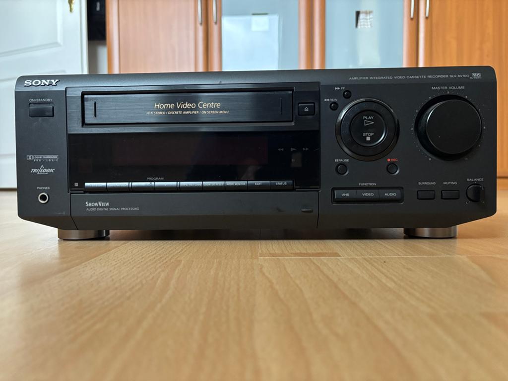 Sony SLV-AV100 VHS-VCR-Speler-Recorder-Versterker, Audio, Tv en Foto, Ophalen, Zo goed als nieuw, 60 tot 120 watt, Sony