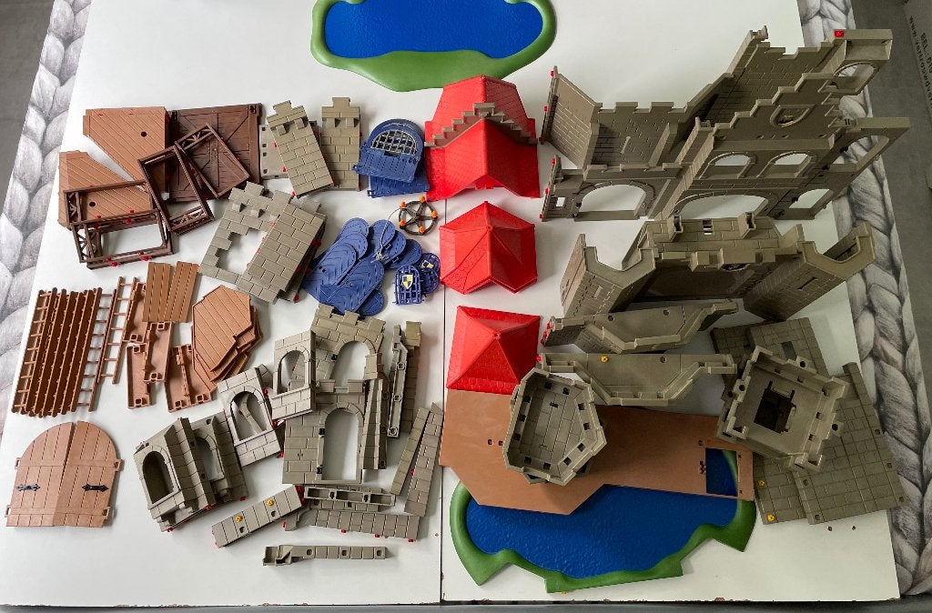 Playmobil kasteel 3268 onderdelen, Kinderen en Baby's, Gebruikt, Losse onderdelen, Ophalen of Verzenden, Kasteel/Fort