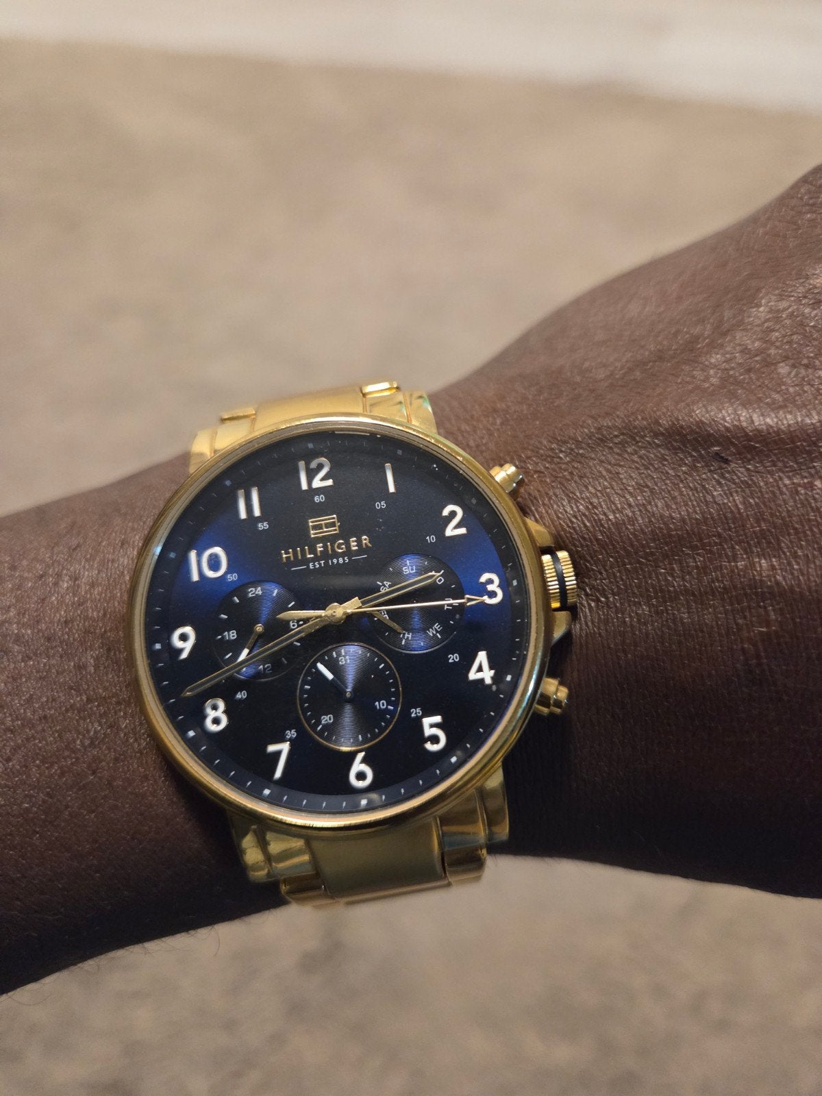 Tommy Hilfiger Herenhorloge Goudkleurig, Ophalen of Verzenden