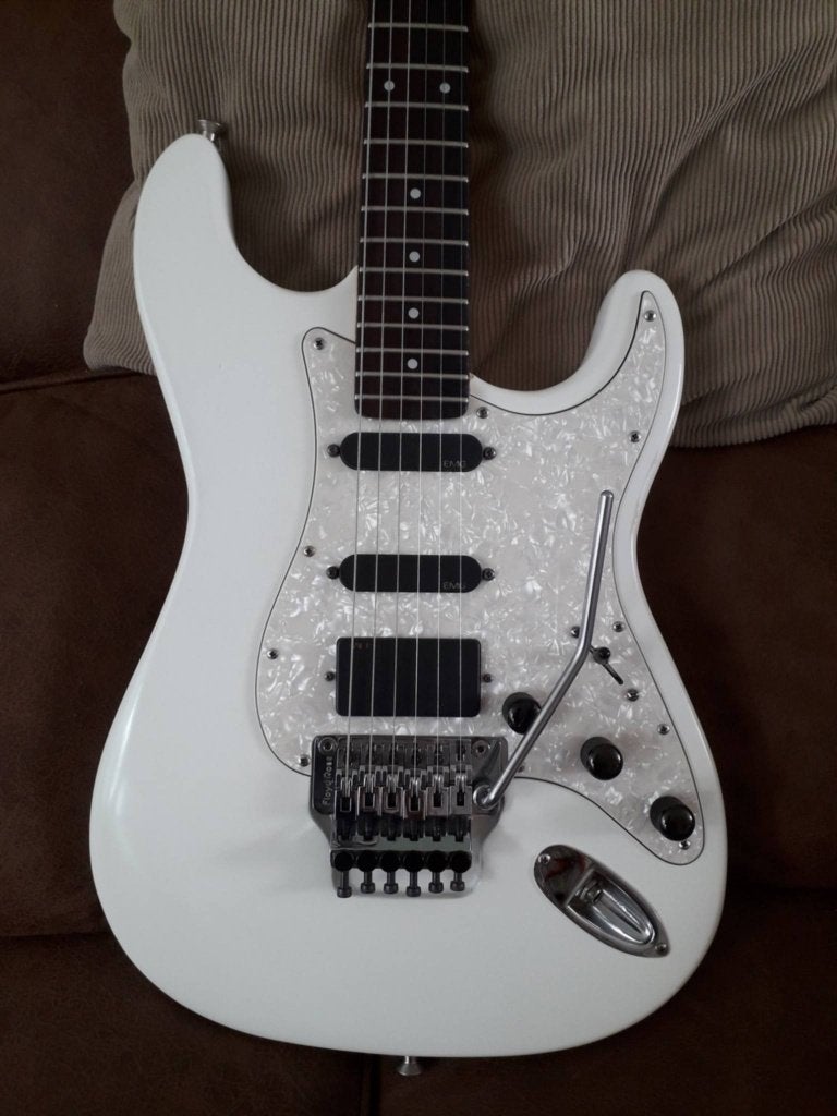 SCHECTER U.S.A. SUPER STRAT 1985, Muziek en Instrumenten, Ophalen, Gebruikt, Solid body, Overige merken