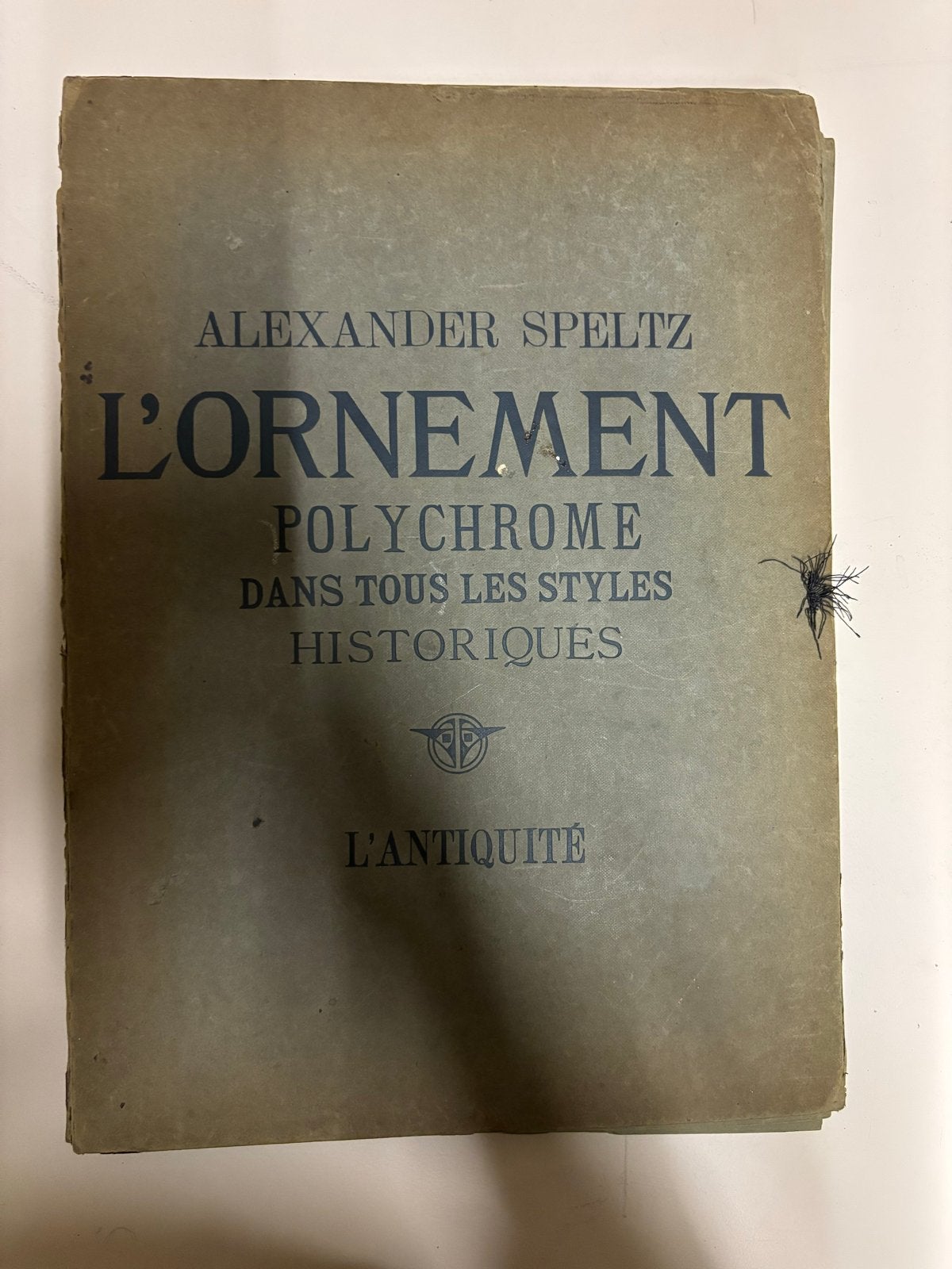 L'Ornement Polychrome - Alexander Speltz (1910), Ophalen, Gelezen, Overige onderwerpen