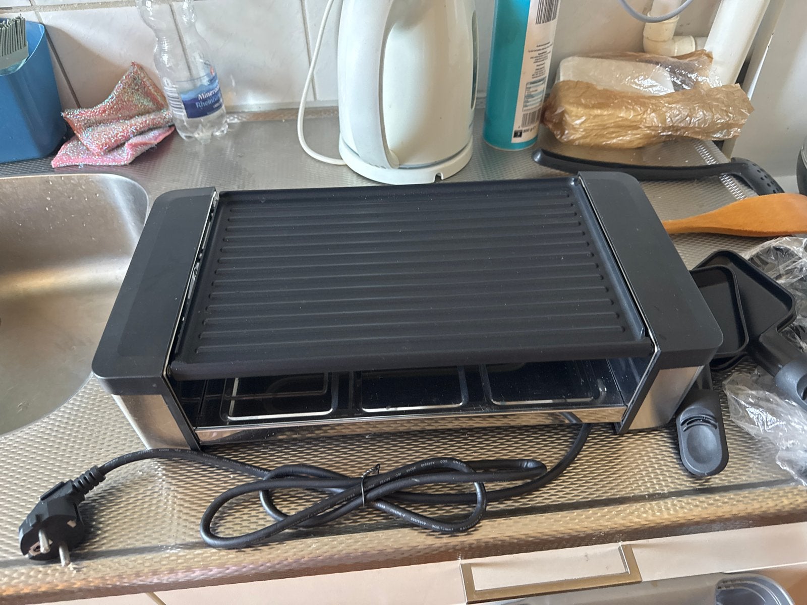 Severin Raclette Grill RG 2676 - Zo goed als nieuw, Ophalen, Zo goed als nieuw, 4 t/m 7 personen
