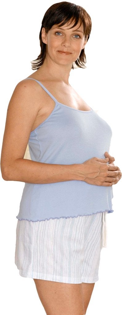 Nieuwe blauwe zwangerschap pyjama set, maat 42/44, Kleding | Dames, Positiekleding, Nieuw, Lingerie of Zwemkleding, Maat 42/44 (L)